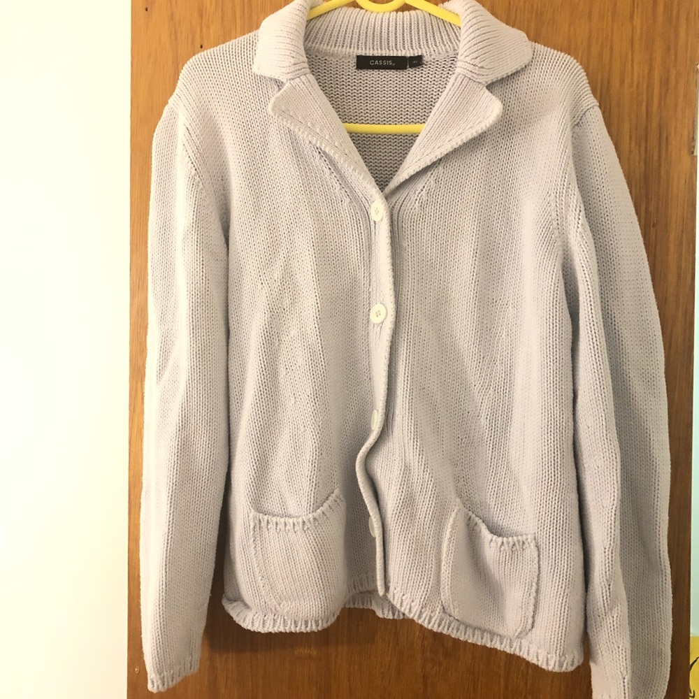 Cassis Knit Cardigan Sweater Women’s Sz 42 EU